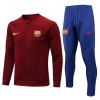 Barcelone Ensemble Sweat d'Entraînement 22-23 Rouge Pour Homme